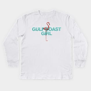 Gulf Coast Girl Kids Long Sleeve T-Shirt